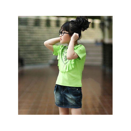 100% Cotton/Polyester/Denim, Age group : 4 to 14 years